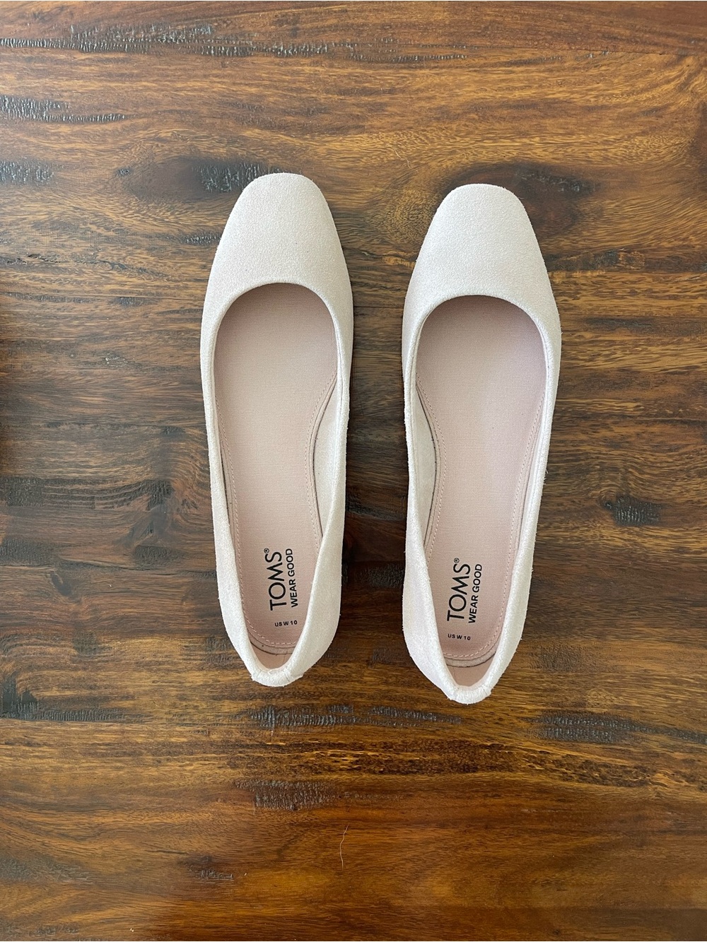 TOMS Women's Ballet Flats in Blush Pink